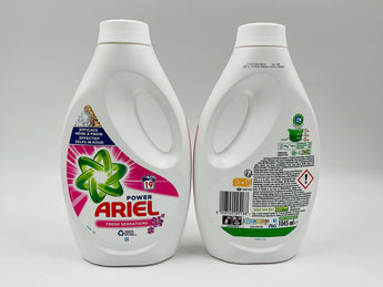 Wholesale Ariel Power Liquid Detergent with Fresh Sensations – 1L France origin, deep clean with lasting freshness, available in Lebanon for bulk supply.