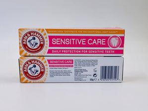 Wholesale Arm & Hammer Extra White Toothpaste Sensitive – 75ml UK origin, gentle on teeth and gums, available in Lebanon for bulk supply.