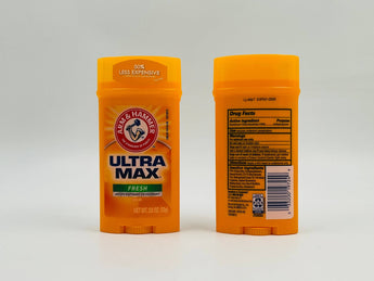 Wholesale Arm & Hammer Ultra Max Antiperspirant Deodorant Fresh – 73g USA origin, long-lasting odor and sweat protection, available in Lebanon for bulk supply.