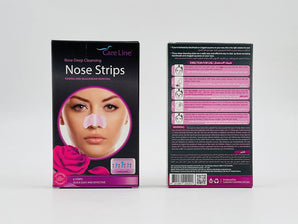 Wholesale Care Line Rose Nose Strips – Pack of 6 deep cleansing strips for gentle pore care, available in Lebanon for wholesale buyers.
