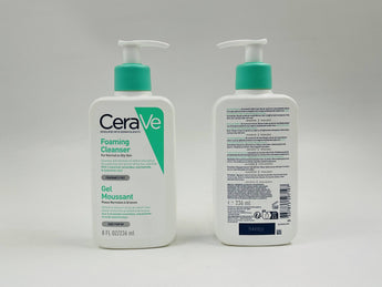 Wholesale CeraVe Foaming Cleanser – 236ml France origin, ideal for normal to oily skin, available in Lebanon for bulk supply.