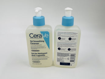 Wholesale CeraVe SA Smoothing Cleanser – 236ml France origin, exfoliates dry bumpy skin, available in Lebanon for bulk supply.
