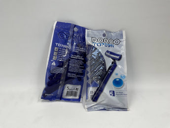 Wholesale Dorco TD709N Twin Blade Disposable Razor – 5pcs pack for men, precise and smooth shave, ideal for salons and resellers in Lebanon.