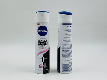 NIVEA Anti-Perspirant Black & White Invisible 150ml (Germany) - Tawreed Pro