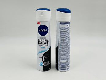 Nivea Deodorant Black & White Invisible German 150ml - Tawreed Pro