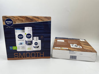 Nivea Men Smooth Shower & Shave Kit German 250ml + 200ml + 100ml - Tawreed Pro
