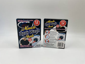 Miracle Dark Wash Sheets 12pcs for Dark Fabrics - Tawreed Pro