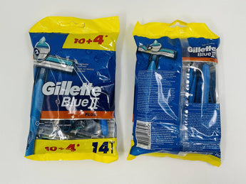 Gillette Blue II Germany 14 Razors - Tawreed Pro