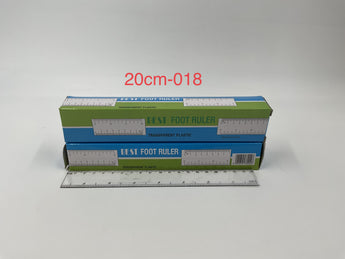 Best Foot Transparent Plastic Ruler 20cm – Box of 50 - Tawreed Pro