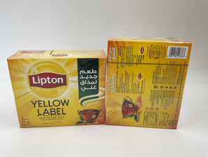 Lipton Yellow Label Tea UAE 100pcs - Tawreed Pro