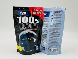 Ideal 100% Noir Fabric Dye 400g - Tawreed Pro