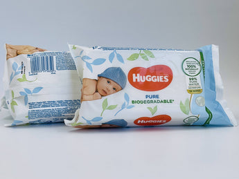 Huggies Baby Wipes Pure Biodegradable 56pcs - Tawreed Pro