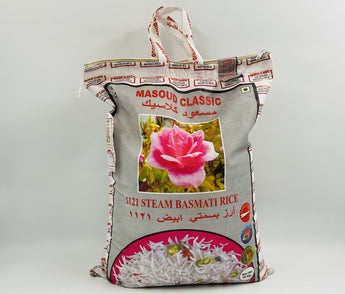 Masoud Steam Basmati Rice India 10kg - Tawreed Pro