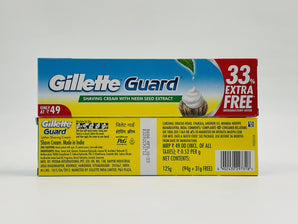 Gillette Guard Shaving Cream India 125g - Tawreed Pro