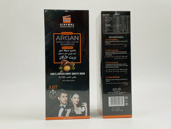 Nitro Canada Argan Speedy Hair Color Shampoo Natural Black 420ml - Tawreed Pro