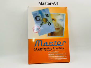 Master A4 Laminating Pouches 125 Micron 100pcs - Tawreed Pro