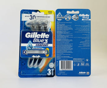 Gillette Blue3 Comfort Germany 3pcs - Tawreed Pro