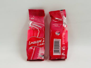 Laser 2 Lady Razors India 10pcs - Tawreed Pro