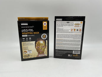 MBeauty Gold Foil Wrapping Mask 3 Sheets - Tawreed Pro