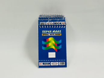 Super Maas Spiral Notebook A7 50 Sheets 60gsm - Tawreed Pro