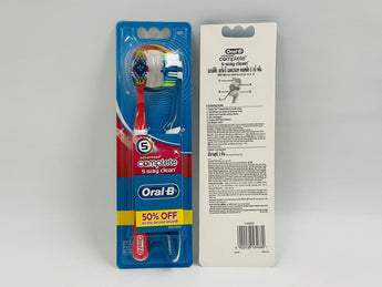 Oral-B Advantage Complete 5 Way Clean Toothbrush Soft 2pcs - Tawreed Pro