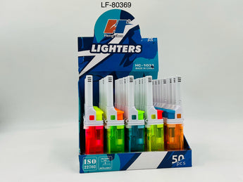 HengChen Refillable Lighters HC-1031 China 50pcs - Tawreed Pro