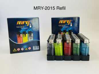 MRY Flint Lighter 2015 Refillable Turkey 50pcs - Tawreed Pro