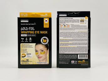 MBeauty Gold Foil Wrapping Eye Mask 5 Pairs - Tawreed Pro