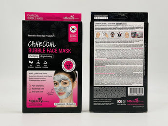 MBeauty Charcoal Bubble Face Mask 3 Sheets - Tawreed Pro