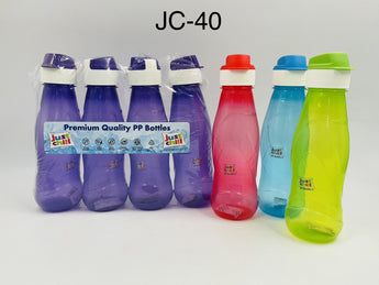Just Chill Premium PP Bottles JC-40 Assorted Colors - Tawreed Pro