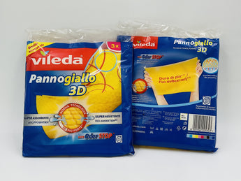 Vileda Pannogiallo 3D Cloths Europe 3pcs - Tawreed Pro
