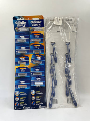 Gillette Blue 3 Europe 5 Razors - Tawreed Pro