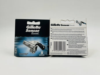 Gillette Sensor Excel Blades Germany 5pcs - Tawreed Pro