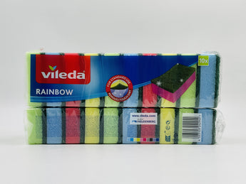 Vileda Rainbow Sponges Germany 10pcs - Tawreed Pro