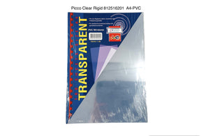 Picco Clear Rigid PVC Sheets A4 100 Sheets 160 Micron - Tawreed Pro