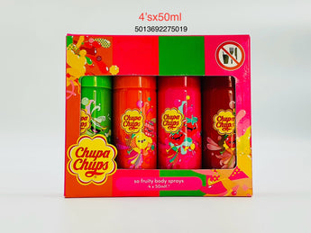 Chupa Chups So Fruity Body Sprays Europe 4×50ml - Tawreed Pro