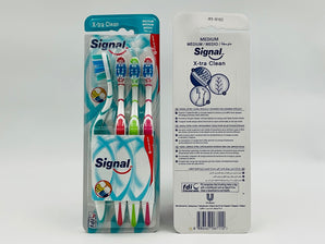 Signal X-tra Clean Toothbrush Singapore 4pcs