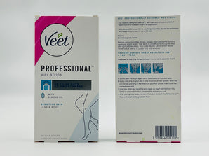 Veet Professional Wax Strips Legs & Body Europe