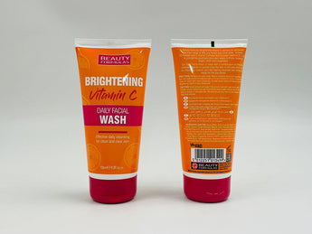Wholesale Brightening Vitamin C Facial Wash by Beauty Formulas – 150ml European origin, ideal for daily cleansing, available in Lebanon for bulk supply.