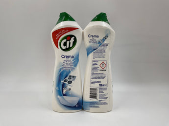 CIF Cleaning Cream Micro-Cristalli 750ml – tough stain remover with micro-crystals, perfect for kitchens and bathrooms, available in Lebanon for bulk supply.