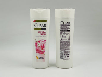 Clear Sakura Fresh Anti-Dandruff Shampoo – 330ml with 10X vitamins and cherry blossom essence, available in Lebanon for bulk supply.