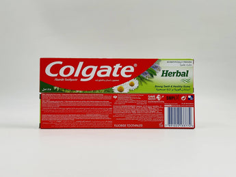 Wholesale Colgate Herbal Toothpaste – Arabic origin 125ml, enriched with natural herbs for strong teeth and healthy gums. Available in Lebanon for bulk supply.