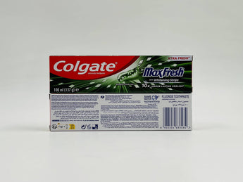 Wholesale Bamboo Charcoal Toothpaste by Colgate – 100ml with whitening strips and cooling freshness, available in Lebanon for bulk supply.
