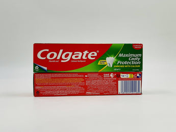 Wholesale Colgate Maximum Cavity Protection Toothpaste – Extra Mint 100ml, enriched with calcium, available in Lebanon for bulk supply.