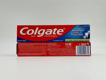 Wholesale Maximum Cavity Protection Toothpaste by Colgate – 120ml for strong cavity defense, available in Lebanon for bulk supply.