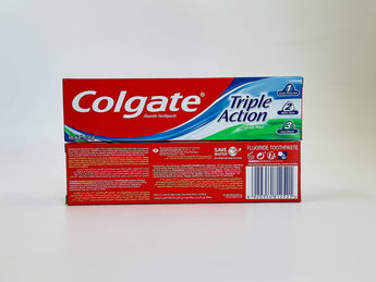 Wholesale Colgate Triple Action Toothpaste – 100ml with cavity protection, whitening, and fresh breath. Available in Lebanon for bulk supply.