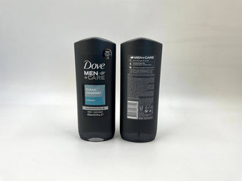 Wholesale Clean Comfort Body Wash by Dove Men+Care – 400ml European origin, hydrating formula for men, available in Lebanon for bulk supply.