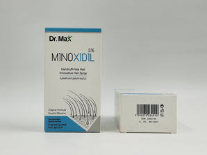 Wholesale Dr. Max Minoxidil 5% Dandruff-Free Hair Spray – anti-hair loss and dandruff relief solution, available in Lebanon for bulk supply.