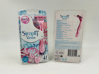 Gillette Simply Venus Razors Pink Europe 4pcs - Tawreed Pro