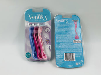 Gillette Venus 3 Colors Women Europe 3 Handles - Tawreed Pro